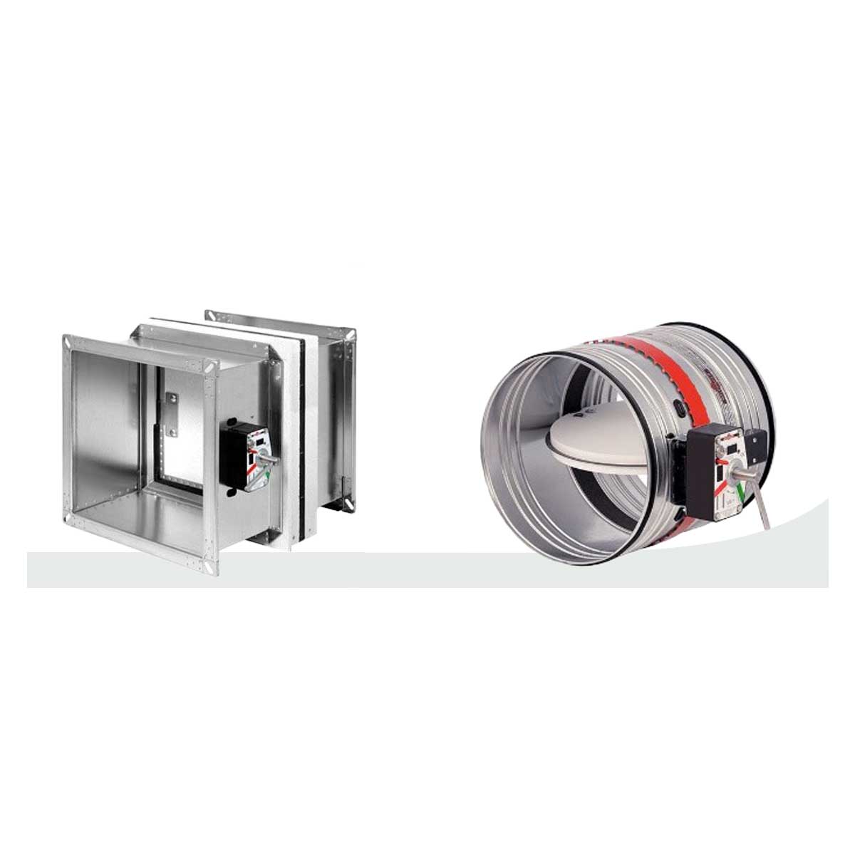 DİKDÖRTGEN VE DAİRESEL YANGIN DAMPERLERİ | RECTANGULAR AND CIRCULAR FIRE DAMPERS